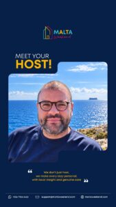 Meet your host Sergio Cappitta, Malta Weekend